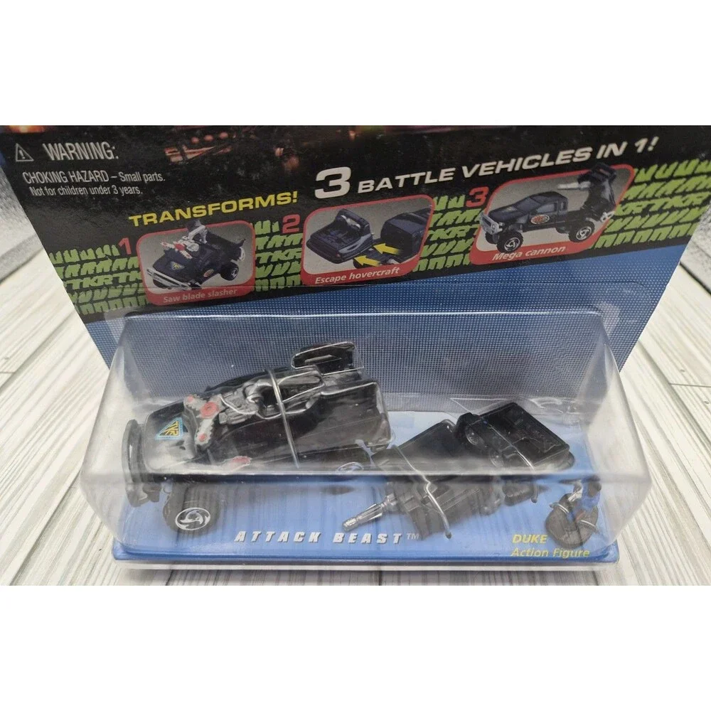 Vintage Team Knight Rider Hot Wheels Action Pack TKR Attack Beast w/Attachments